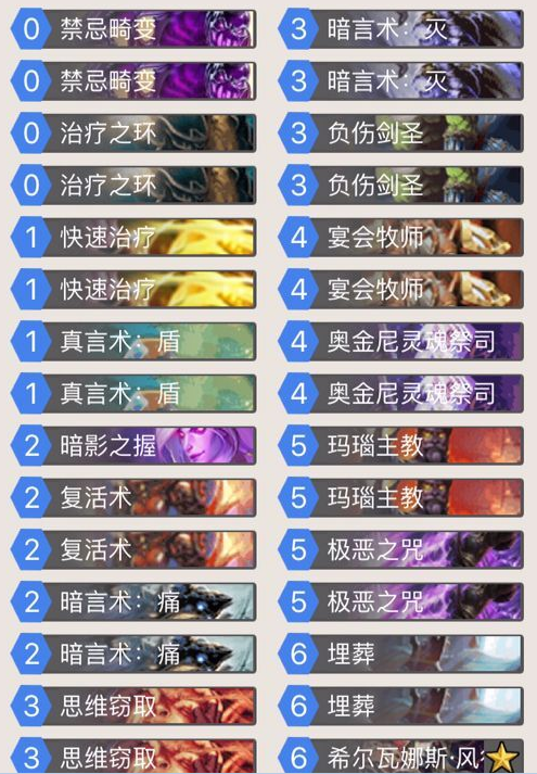 炉石传说，牧师最新卡组探索胜利之路