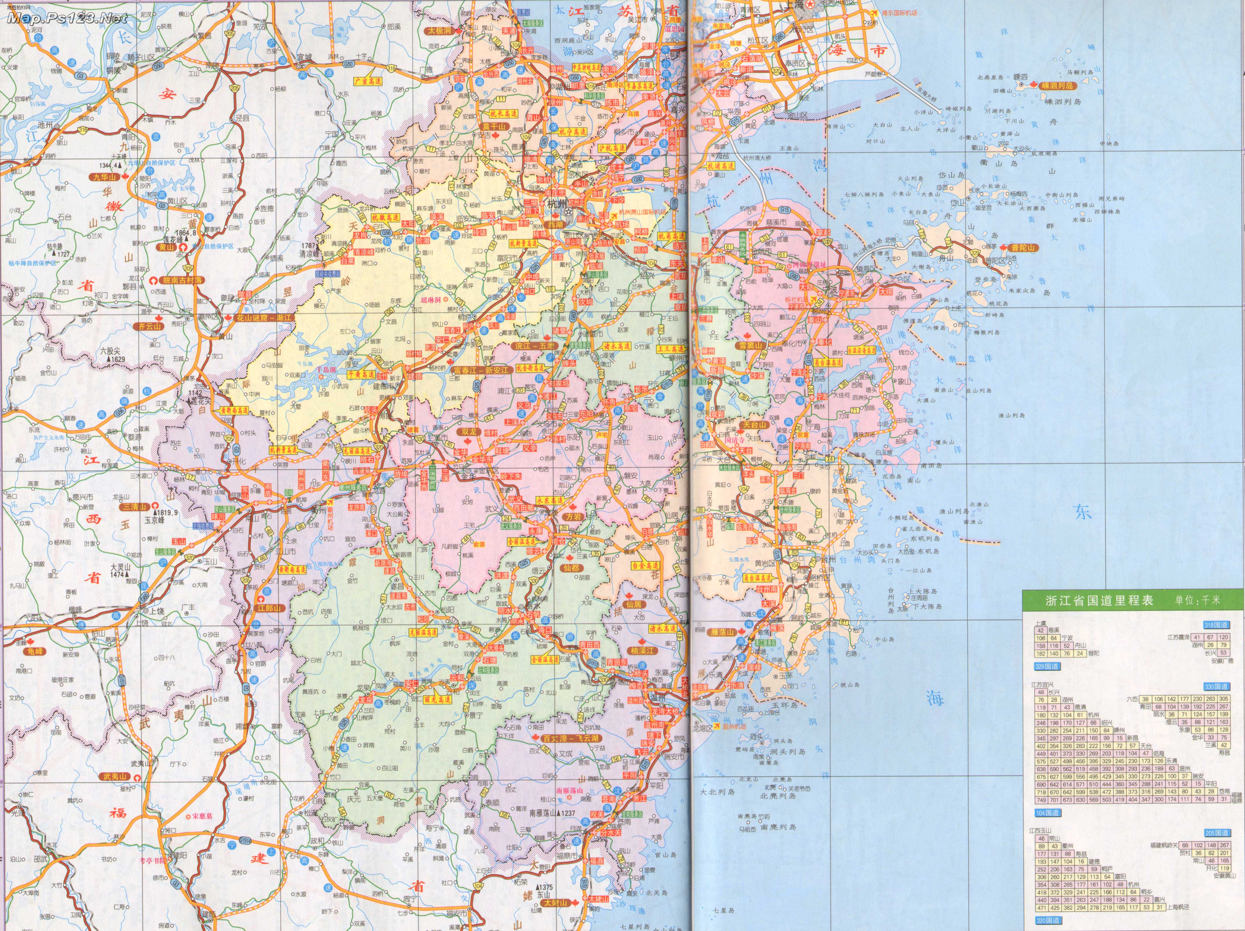 浙江高速最新地图概览