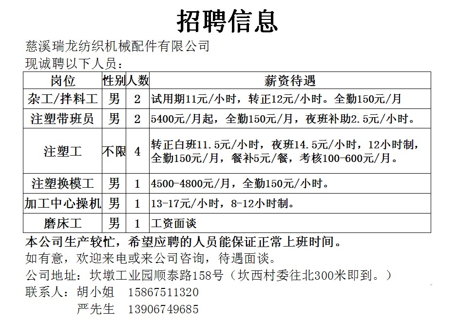 陆埠最新招聘信息与求职指南全解析